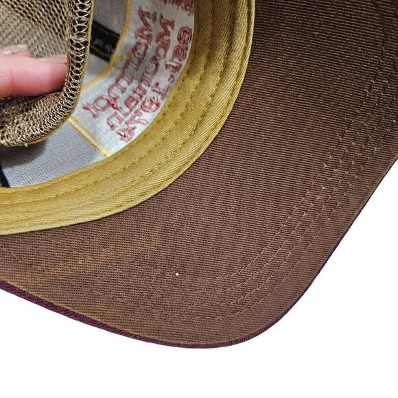 Marmot Mountain Trucker Hat Mesh Adjustable Snapback Cap Faded Hat Outdoor - Picture 6 of 8